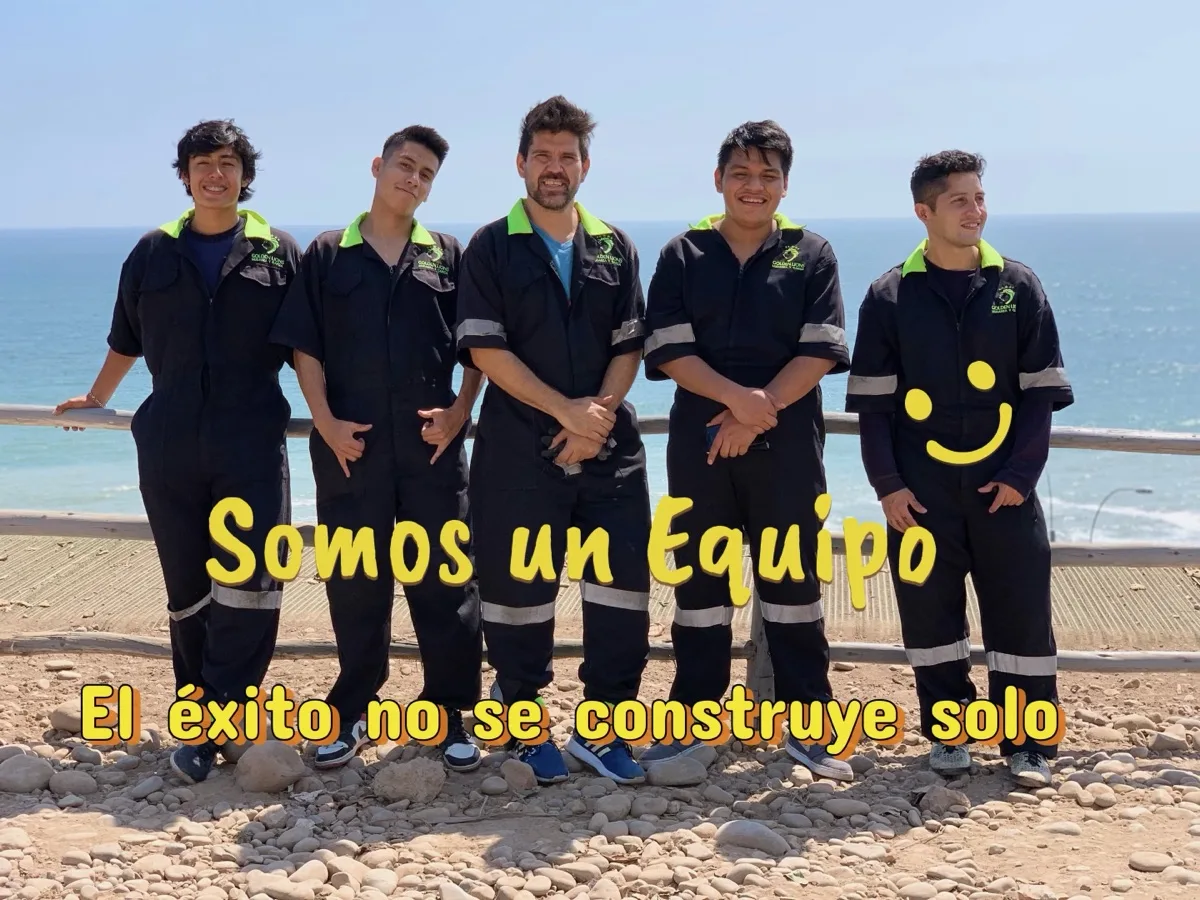 Equipo Golden Lions unido, somos un equipo